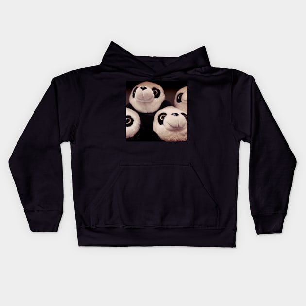 Panda Squad Kids Hoodie by FrogAndToadsWorkshop